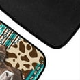 thumbnail image 5 of Renewold American Tribal Highland Cow Daisy Brown Teal Car Floor Mats All Weather Car Carpets Set of 4, Non-Skid Auto Rugs Universal Fit Car Floor Carpet for Most Cars Truck Sedan SUV, 5 of 7