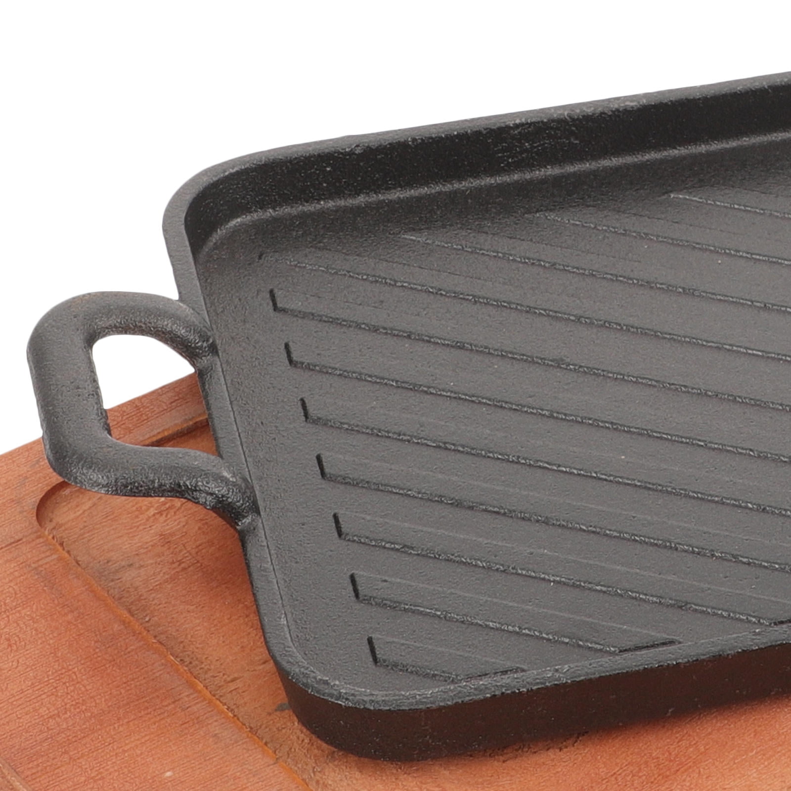 HOOWIFFY Cast Iron Griddle for Kitchen Cooking, Non-Stick , Even Heating, Assorted Colors, Ideal for Stovetop and Grill