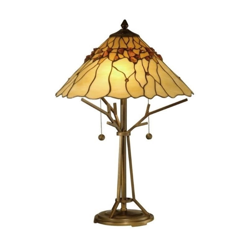 Dale Tiffany Branch Base Tiffany Table Lamp Walmart Com