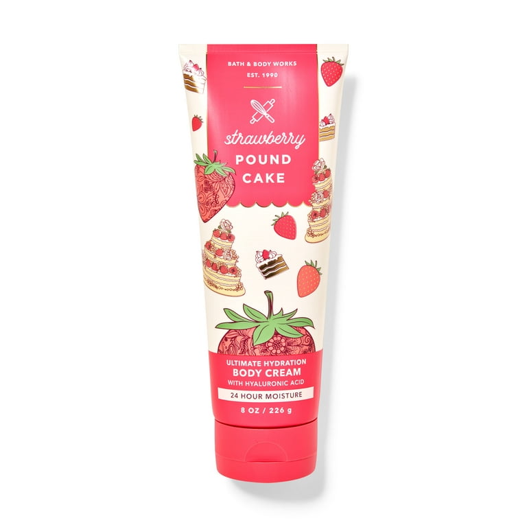 Bath and Body Works Strawberry Pound Cake Ultimate Hydration Body