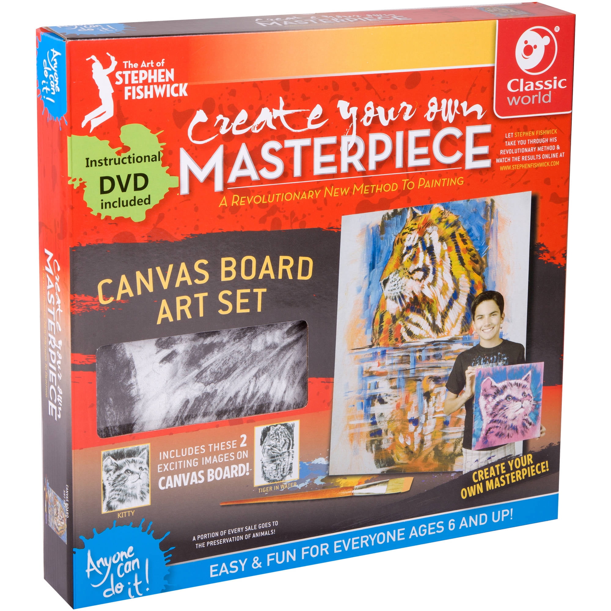 Canvas Board Art Set 4