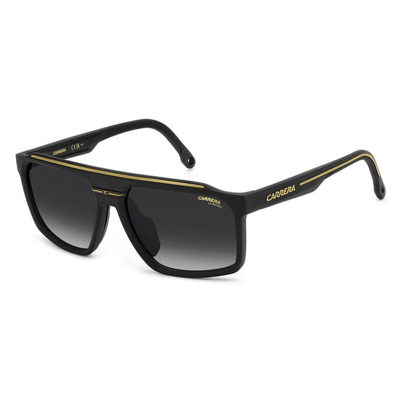 Carrera - C SPORT 04/S, Rectangle injection/propionate men MATTE BLACK GOLD/ GREY SHADED