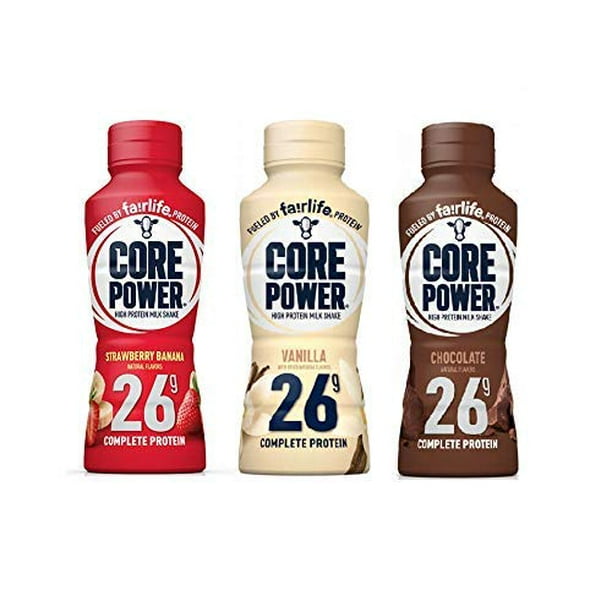 Core Power by Fairlife High Protein, 26g Protein, 3 Flavor Variety Pack