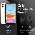 thumbnail image 2 of JETech Magnetic Case for iPhone 11 6.1-Inch Compatible with MagSafe, Translucent Matte Back Slim Shockproof Phone Cover (Frosted Clear), 2 of 6