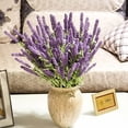 thumbnail image 3 of AURORA TRADE 1 Branch 12 Heads Artificial Lavender Flowers, Purple Plant Bouquets for Wedding, Decorations, Farmhouse Home Decor, 3 of 8