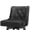 Black-Faux Leather, variant on DYCANPO 24" Counter Height Bar Stools Set of 3, Faux Leather, Cognac Brown