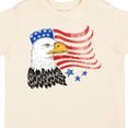 thumbnail image 4 of Inktastic American Bald Eagle and Flag Sketch Style Boys or Girls Toddler T-Shirt, 4 of 5