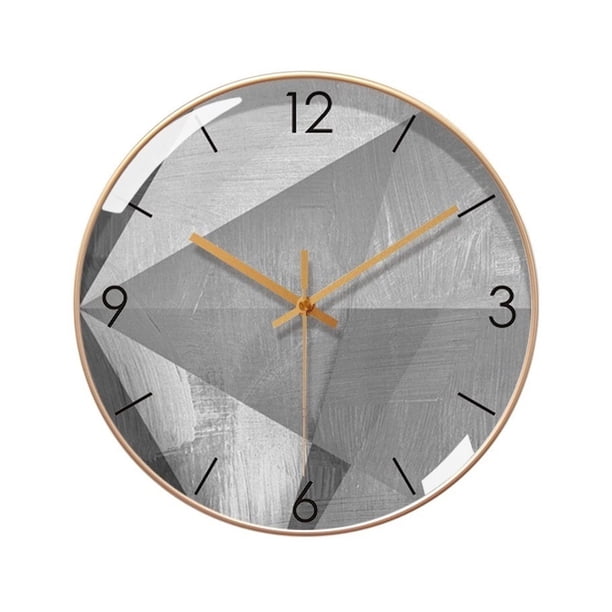 Reloj decorativo minimalista moderno de 10 pulgadas/12 pulgadas/14 pulgadas Reloj de pared Digital silencioso de estilo Industrial