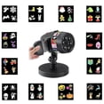 thumbnail image 4 of 12 Pattern Slides Dazzling Laser Light Show Outdoor Lights Projector Light for Holiday Party, 4 of 5