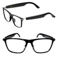 thumbnail image 1 of Gafas Inteligentes con Audio Bluetooth para música, llamadas, protección UV, Negro, 1 of 3