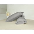 thumbnail image 6 of Unique Bargains Pillow Cases with Envelope Closure Pillow Covers 2 pcs Queen Gray, 6 of 8