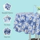 Nappe en Vinyle Tables Rondes 60" Dia Bleu Fleur Résistant à l'Eau – image 5 sur 8