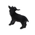 thumbnail image 1 of Simulation Goat Sheep Figurines Animal Plush Toy Christmas Decor Black 21cm, 1 of 9