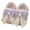 Purple, variant on IROINNID Girl's Winter Slipper Toddler Girl's Plush Warm Non-Slip Bowknot Indoor Slippers, Size 2-10Y