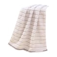 thumbnail image 2 of HOZVOMI Striped Corals Fleece Towel for Face Washing Bathing Drying Hair Soft Absorbent Comfortable Design Ideal for Everyday Use, 2 of 6