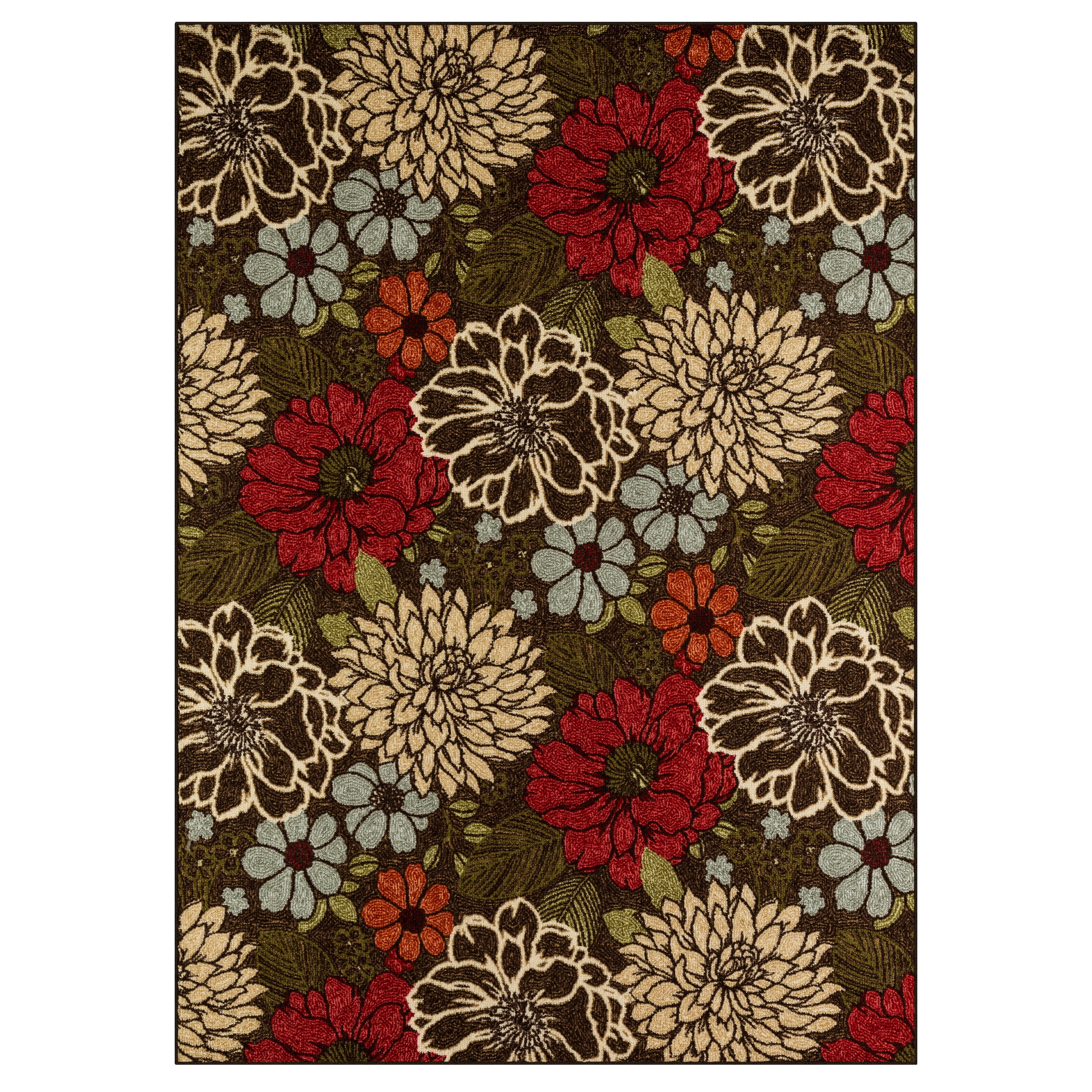 Better Homes & Gardens Sorbet Floral Farmhouse Multicolor Area Rug, 7'6"x10'