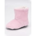 thumbnail image 5 of Gomelly Kids Slippers Memory Foam Warm Shoes Fluffy Boot Slipper Lightweight Socks Floor Indoor House Shoe Pink 9 Kids, 5 of 9