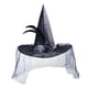 thumbnail image 2 of para mujer, accesorios para fotos, accesorio de disfraz de personaje, sombreros de adulto puntiagudos de  Negro Hugo  sombrero de halloween, 2 of 10