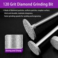 thumbnail image 4 of Juego de tallado de piedra con broca de diamante compatible con Dremel, kit de pulido de 52 piezas con brocas de diamante, vástago de 1/8" (3mm), accesorios para tallado de piedra, vidrio, cerámica, 4 of 4