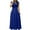 Blue formal dresses, variant on Formal Dresses for Women Casual Empire Waist Pleated Swing A Line Long Dresses Round Neck Short Sleeve Solid 2024 Summer Maxi Dress Purple s