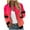 Red, variant on DecSea Women's Zip Up Workout Jackets with Pockets Slim Fit Cottony Soft Jacket for Running Athletic Yoga