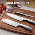 thumbnail image 5 of 15-Piece Stainless Steel Kitchen Knife Set with Built-in Sharpener – Ultra Sharp, Rust-Resistant Knives in Natural Wood Block, 5 of 6