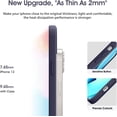 thumbnail image 5 of Liquid Silicone Case for iPhone 13 (6.1''), [Scratch-Resistant, Anti-Fingerprint, Shockproof] Protective Slim Fit Phone Case, 4-Layer Cover with Microfiber Lining, Silky-Soft Touch, Deep Purple, 5 of 14