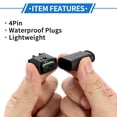 thumbnail image 4 of Conector de terminal de cable macho hembra impermeable de 4 pines para luz de señal de giro para BMW 1 juego, 4 of 6