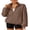 Coffee, variant on SUNBS Womens Fleece Jackets Zip Up Oversized Sweatshirts Winter Clothes Long Sleeve Sherpa Fall Outfits Fashion