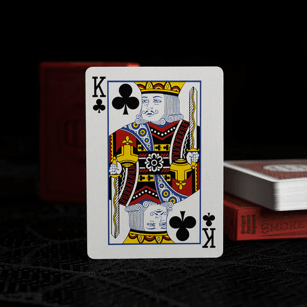 Smoke & Mirrors Anniversary Rouge Edition Playing Cards