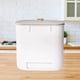 thumbnail image 5 of Basurero de cocina de gran capacidad con tapa de anilla de presión segura para controlar olores y fácil eliminación, ideal para el hogar, dormitorios y salas de estar. Aestivo | Blanco |, 5 of 7