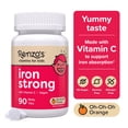 thumbnail image 4 of (3 pack) Renzo’s Iron with Vitamin C for Kids, Sugar-Free, Vegan Melty Tabs, Immune Support, 90 Tablets, 4 of 10