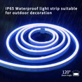 thumbnail image 2 of 5V USB LED Strip Lights 6.6ft neon Lights Strip Flexible Neon LED Rope Lights for Bedroom Backlight Cabinets etc (Power Adapter Not Included/Blue), 2 of 5
