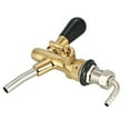 thumbnail image 1 of Yeacher Adjustable Flows Control Chrome Draft Beer Faucets Tap G5/8 Shank Home Brew Beer Keg Tap, 1 of 8
