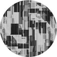 thumbnail image 1 of Ahgly Company Machine Washable Indoor Square Transitional Silver Gray Area Rugs, 3' Square, 1 of 7