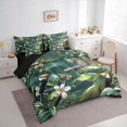 thumbnail image 3 of Feelyou 3D Wildlife Cheetah Twin Bedding Sets 7-Piece for Teens, Woodland Animal Leopard Bedding Comforter Set, Plant Botanical Reversible Sheet Sets, Lightweight Room Decor, 3 of 8