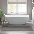 thumbnail image 1 of 24x60" 100% Cotton Tufted 3000 GSM Reversible Bath Rug Charcoal, 1 of 5
