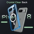 thumbnail image 4 of JETech Magnetic Case for Google Pixel 8 6.2-Inch 2023, Compatible with MagSafe Accessories, Shockproof Protective Phone Cover, Non-Yellowing Hard Clear PC Back (Bay), 4 of 7