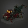 thumbnail image 4 of Disney Yuletide Farmhouse Mickey Friends Light-Up Red Truck Holiday Figurine New, 4 of 5