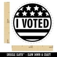 thumbnail image 2 of I Voted Patriotic Stars and Stripes Rubber Stamp for Scrapbooking Crafting Stamping - Medium 1 Inch, 2 of 7