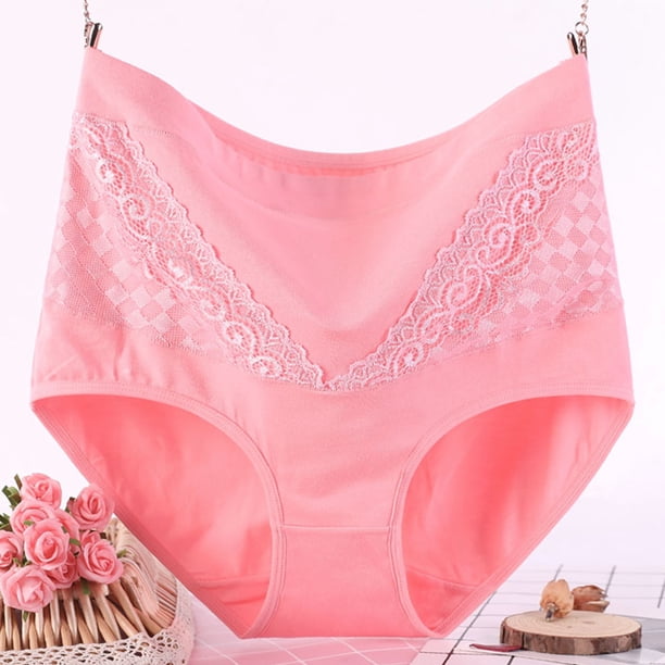Puntoco Ropa interior para mujer, bragas suaves y transpirables de cintura alta para mujer, calzoncillos elásticos, calzoncillos sin costuras para mujer