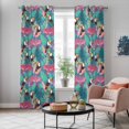 thumbnail image 6 of Kitchen Curtains 84 Inch Length 2 Panels, Farmhouse Leopard Grommets Window Treatment Curtain, Summer Country Animals Bird Leaves Thermal Curtains Drapes for Living Room/Bathroom, 6 of 9