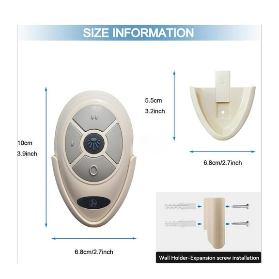 New 35T WiFi Ceiling Fan Remote Control Dimmer Kit for Harbor Breeze Hunter