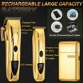 thumbnail image 2 of Roziapro Hair Clippers and Foil Shavers Kit for Men Rechargeable Cordless Barber Trimmer with Guards, 2 of 7