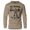 Khaki, variant on GYMISH The Heavier The Better Lightweight Long Sleeve Hooded T-Shirt for Men – Funny Workout Hoodie, Khaki, Small