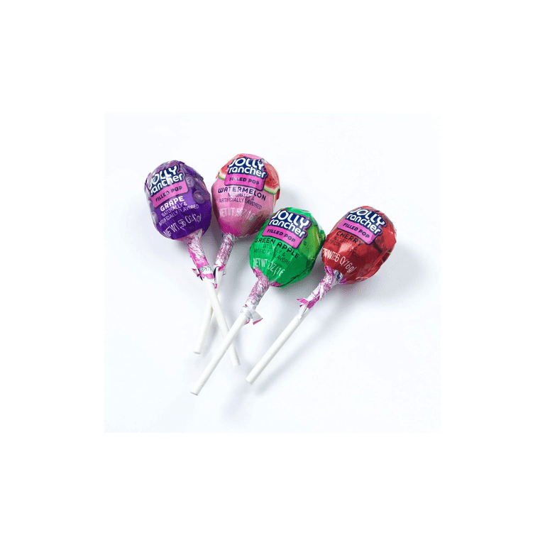 Jolly Rancher Filled Pops Original Flavors Lollipops 100 Count, 56