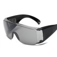 thumbnail image 1 of ZHAOCHENG Gafas de seguridad transparentes, antisalpicaduras, antiarañazos y a prueba de polvo, protección ocular completa para construcción, laboratorio, exteriores, translucidez., 1 of 4