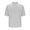 Gray, variant on Coorders Men's Casual Short Sleeve Shirt, Button Stand Collar Blouse Top for Men, Black, M