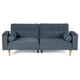 thumbnail image 3 of Sofá Cama Makora Merlak Olivo Velvet 3 Posiciones con Soft Foam Reclinable, 3 of 10