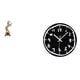 thumbnail image 1 of Figura De Caballo De Resina Moderna Y Reloj De Pared Acrílico, Adorno Artesanal Para Centro De Mesa Con Estilo, Estante Para Sala De Estar, Oficina, Cocina, Comedor., 1 of 8